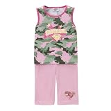  : Girls' Supergirl 2-pc. Pajama Set - Pink Camouflage