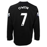 Nike Michael Owen Manchester United Long Sleeve Away Replica Soccer Jersey 09/10