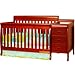 Athena Kimberly Convertible Crib - Cherry (Cherry) (71"W x 42"H x 34"D)