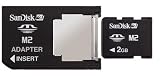 Sandisk 2GB Memory Stick Micro (M2) w/ Adapter (SDMSM2-2048-E10M, Retail Package)