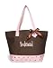Bridesmaid Brown and Pink Reversable Tote Bag