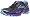 Ombre Blue/Black/Royal Purple/Aquarius/Silver