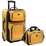 Traveler's Choice Rio 2-Piece Lightweight Carry-On Luggage Set