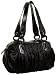 SR SQUARED by Sondra Roberts Pleated Nylon Satin Satchel