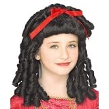 Storybook Black Wig Child Costume Accessory