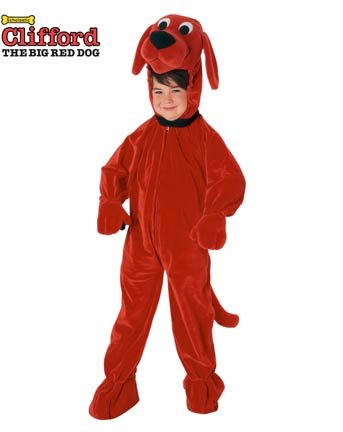 Clifford The Big Red Dog (TM) Child Medium Cartoon Costume