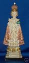 Infant of Prague 10" Tall - pink wardrobe resin statue