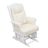 Stork Craft Angelina Glider Cushion - White/Yellow