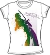 Jimi Hendrix LOOK OUT NOW Juniors Size Girly Tee