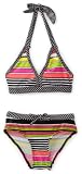 Pink Platinum Girls 2-6X Multi Color Stripe Swimsuit