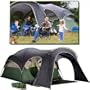 NorthPole 2 - room Dome Tent Gray / Green / Off - white