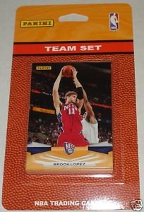 2009 10 Panini Basketball New Jersey Nets Complete Team Set of 13 cards including Bobby Simmons, Brook Lopez, Chris Douglas-Roberts, COurtney Lee, Devin Harris, Jarvis Hayes, Josh Boone, Keyon Dooling, Rafer Alston, Tony Battie, Yi Jianlian and 2 Terrence Williams !