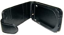 Premium Quality Black Exec soft leather case - apple iphone (Flip Type)