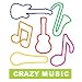 NEW Pk of 24 GLOW IN THE DARK Rubber Bands CRAZY MUSIC