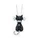 10K White Gold 1/3 ct. Black and White Diamond 