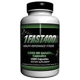 1Fast400 1000 00 Gelatin Capsules, 1000 Capsules