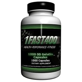 1Fast400 1000 00 Gelatin Capsules, 1000 Capsules