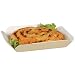 Packnwood "Canada" Molded Wooden Tray with Paper Liner, 6.5" Length x 5.1" Width x 1.1" Height Exterior (Case of 400)