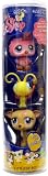 Littlest Pet Shop Tube 3-Pack Pink Bird, Chihuahua & Yellow Butterfly