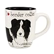 Rescue Me Now Border Collie Mug, 4-1/4-Inch, 12-Ounce