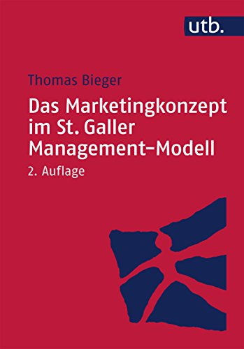 Das Marketingkonzept im St. Galler Management-Modell (German Edition)