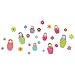 Lot 26 Studio GlitterPuff 3D, Russian Dolls Wall Decal Kit