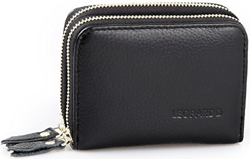 Rfid blocking leather wallet for women, latest credit card safe r…
