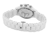 TechnoMarine Women's DTLCC55C MoonSun Ceramic Mini Diamond White Watch