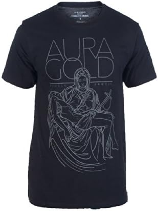 Aura Gold Pieta Tee Black L