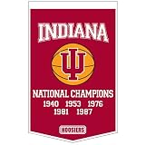 Indiana Basketball Felt Championship Banner