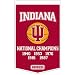 Indiana Basketball Felt Championship Banner
