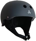 Triple 8 Old School Snowboard Helmet Charcoal