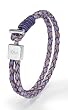 s. Oliver Edelstahl Lederarmband 314145
