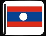 Mouse Pad with Laos, flag, Laotian