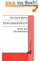 Schlu�strich: Kritik des Christentums