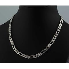 Halskette RIMINI in Edelstahl-Optik nickelfrei Stahlkette Metall Metallkette Kette Halsschmuck M�nnerkette Schmuck f�r den Mann Herrenschmuck K�nigskette M�nnergeschenk Herrengeschenk