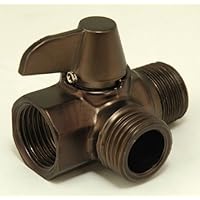 Shower Flow Diverter, Shower Flow Control, Oil Rubbed Bronze Finish - By Plumb USA