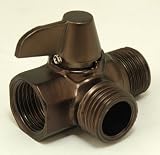 Shower Flow Diverter, Shower Flow Control, Oil Rubbed Bronze Finish - By Plumb USA
