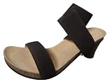 Andres Machado Women's Brown Bio-elastic Sandals