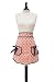 Jessie Steele Ava Half Apron, Pink Paris