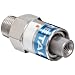 SMC MQR Series Low Torque Metal Seal Rotary Joint, 1 Circuit, M5x0.8