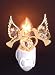 Love Birds Swarovski Crystal 24k Gold Plated NightLight