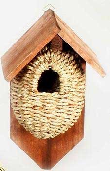 Tree Mount Bird Nest/house (Catalog Category: Bird / Breeding Supplies)