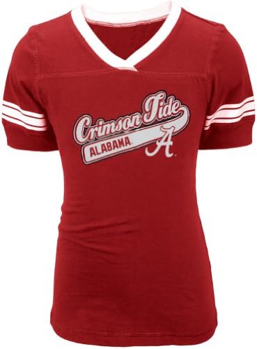 Alabama Crimson Tide - Swoop Logo Game Day Girls Juvy T-Shirt - Juvy 7 Red