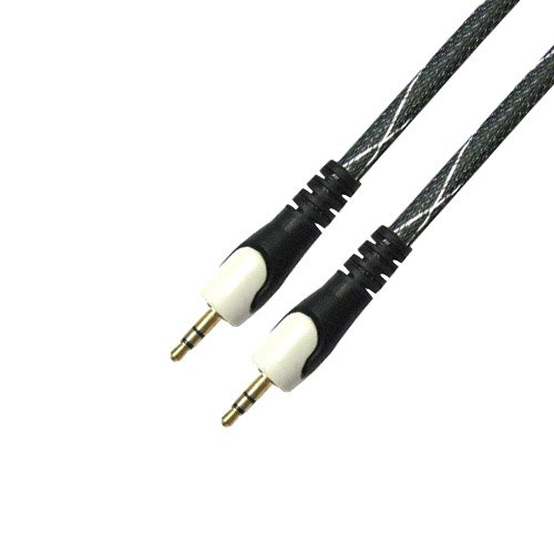 Aurum Cables 3.5mm Car Stereo Auxiliary Male to Male (Aux-in) Input Cable (Ideal for Car Aux in / Ipod, Ipod Touch / Iphone 3g + 3gs / Nano 5gen Mp3, Ipad Sansa) (6Ft.)