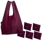 BAGGU Reusable Shopping Tote - 6-Pack,Purple,one size