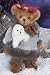 Molly Muckluck Bearington Bear Holding a Baby Harp Seal Northwoods Winter Dressed Teddy Bear Stuffed Animal By Bearington Collection