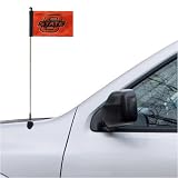 Oklahoma State Cowboys Orange Car Antenna Flag
