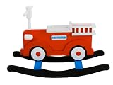 J.I.P. Wooden Rocking Motor Wood, Fire Engine