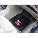 Nifty 8891 NFL-Cincinnati Bengals Vinyl Universal Heavy Duty Fan Floor Mat